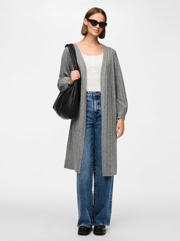 Pieces Longcardigan "Maggy" in Grau