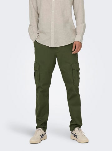 ONLY & SONS Bojówki w kolorze khaki