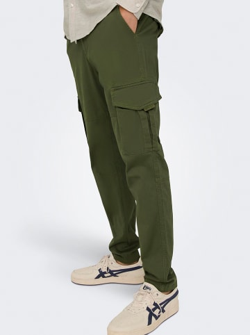 ONLY & SONS Cargobroek kaki