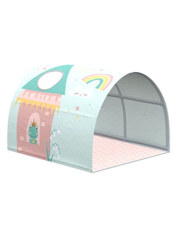FLEXA Höhle mit Steppdecke in Grau - (L)105 x (B)90 cm