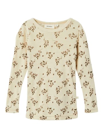 Lil´Atelier Woll-Longsleeve "Nimo" in Beige in Beige