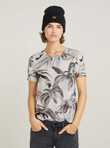 G-Star Shirt wit/antraciet