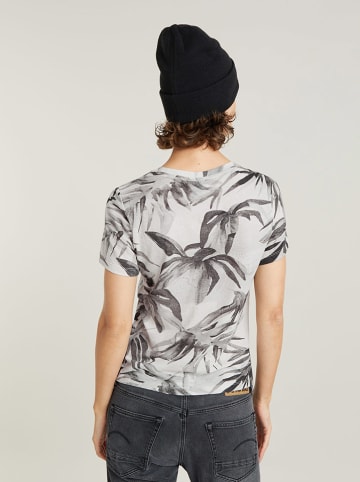 G-Star Shirt in Weiß/ Anthrazit