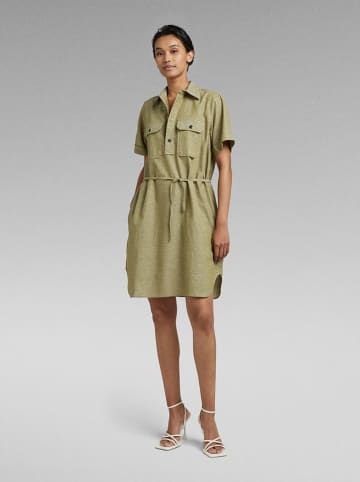 G-Star Hemdkleid in Khaki
