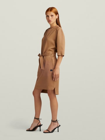 G-Star Kleid in Hellbraun