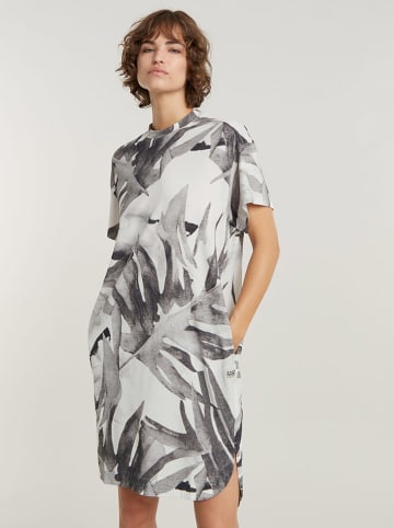 G-Star Kleid in Weiß/ Schwarz