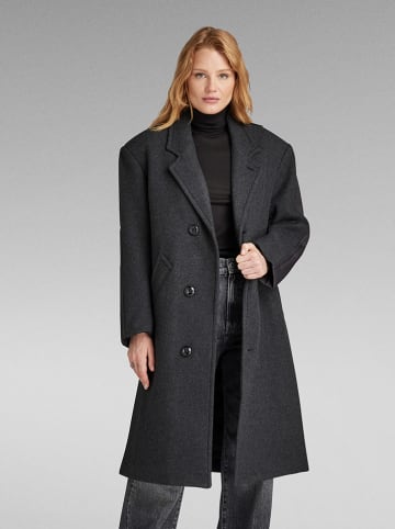 G-Star Wollmantel in Schwarz