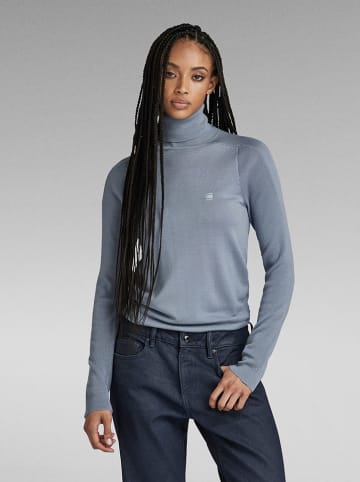G-Star Wollpullover in Hellblau