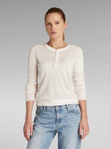 G-Star Wollpullover in Weiß