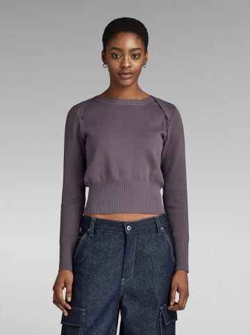 G-Star Sweter w kolorze fioletowym