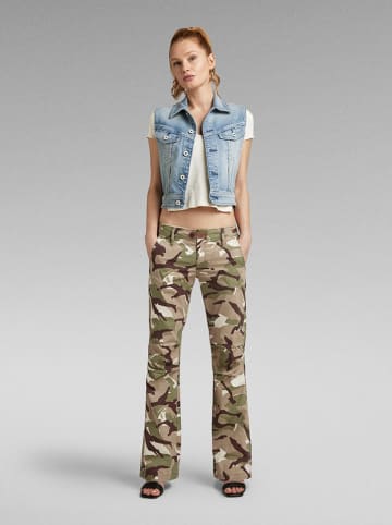 G-Star Marlenehose in Khaki/ Beige/ Hellbraun
