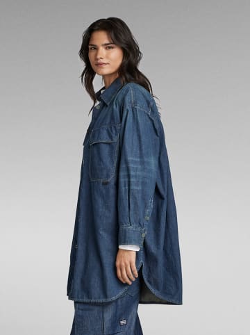 G Star Spijkerblouse donkerblauw goedkoop kopen limango