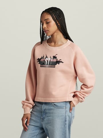 G-Star Sweatshirt lichtroze