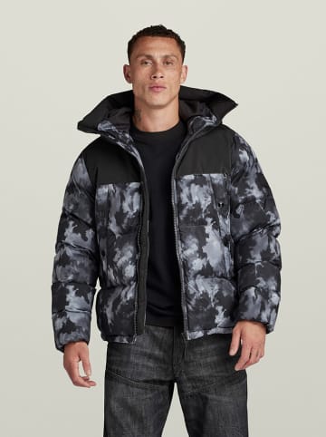 G-Star Winterjacke in Schwarz/ Grau