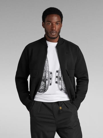 G-Star Sweatjacke in Schwarz