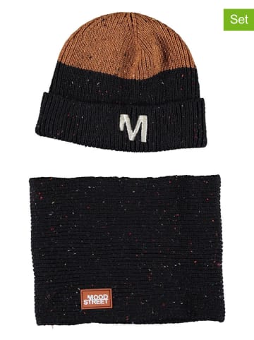 Moodstreet 2-delige winteraccessoireset zwart