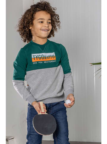 Tygo & Vito Sweatshirt donkergroen/grijs