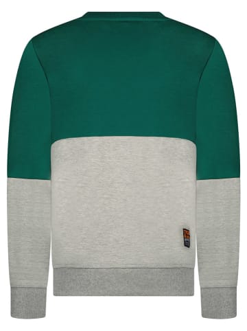Tygo & Vito Sweatshirt donkergroen/grijs