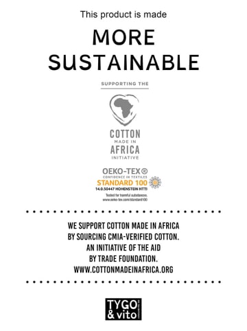 Tygo & Vito Spodnie dresowe "AOP" w kolorze czarnym