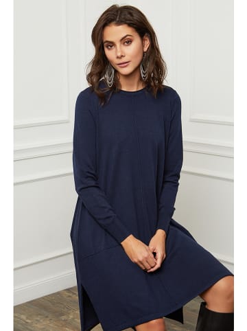 So Cachemire Kleid "Elior" in Dunkelblau