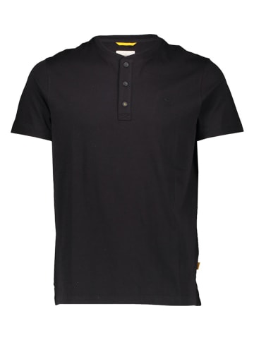 Camel Active Koszulka "Henley" w kolorze czarnym