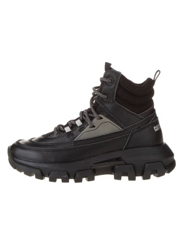 CAT Leder-Boots "Raider Lace" in Schwarz