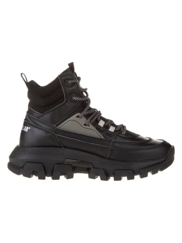 CAT Leder-Boots "Raider Lace" in Schwarz