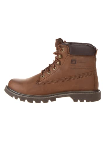 CAT Leder-Boots "Bruiser 2.0" in Braun