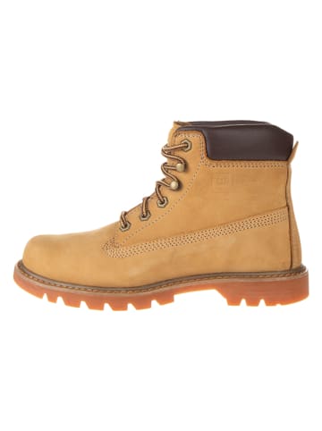 CAT Leder-Boots "Bruiser 2.0" in Hellbraun