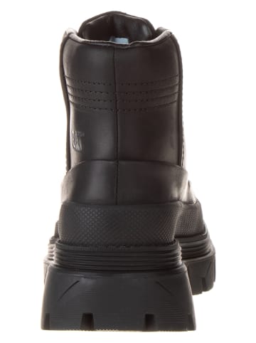 CAT Leder-Boots "Hardwear" in Schwarz