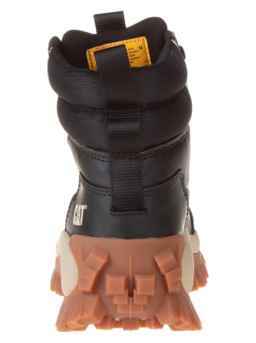 CAT Leder-Boots "Eco Trespass" in Schwarz