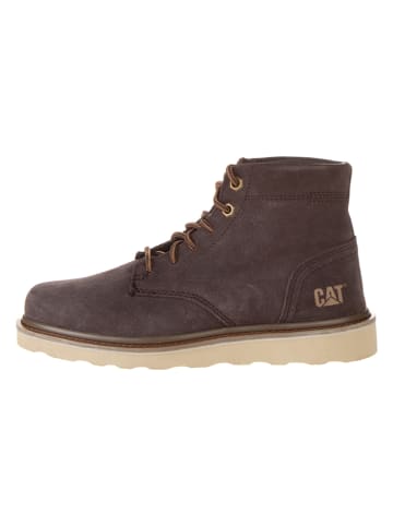 CAT Leder-Boots "Narrate" in Dunkelbraun