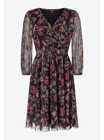 More & More Kleid in Schwarz/ Pink