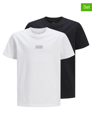 JACK & JONES Junior 2-delige set: shirts zwart/wit