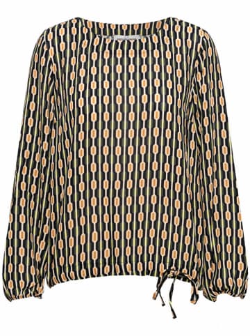 &Co Woman Blouse "Alexandra" zwart/geel