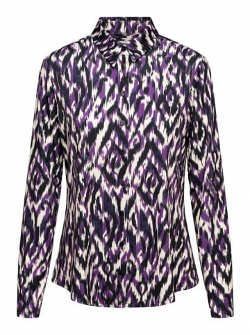 &Co Woman Bluse "Lotte" in Lila/ Creme