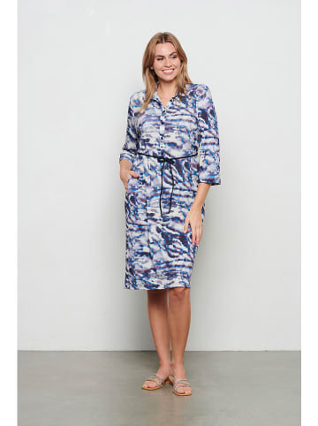 &Co Woman Kleid "Lolly" in Weiß/ Dunkelblau