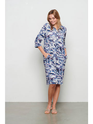 &Co Woman Kleid "Lolly" in Weiß/ Dunkelblau