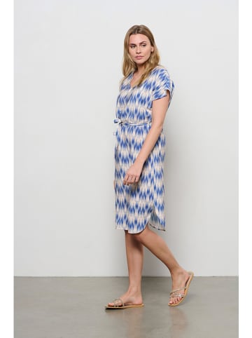 &Co Woman Kleid "Aline" in Weiß/ Blau