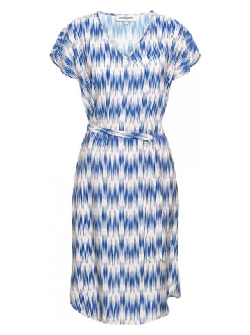 &Co Woman Kleid "Aline" in Weiß/ Blau