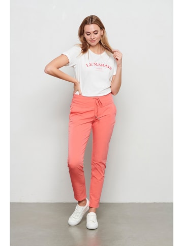&Co Woman Broek "Penny" zalmroze