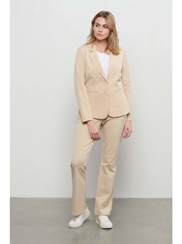 &Co Woman Spodnie "Penelope" w kolorze beżowym