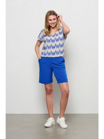 &Co Woman Shirt "Lieke" in Blau/ Weiß