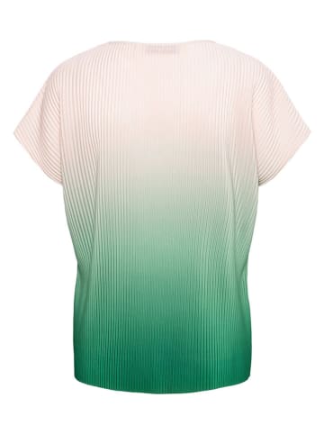 &Co Woman Shirt "Jade" in Creme/ Grün