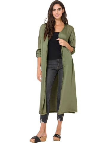 Heine Longcardigan in Grün