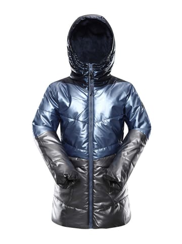 Alpine Pro Doorgestikte jas "Ferego" blauw/antraciet