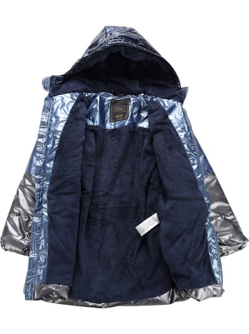 Alpine Pro Doorgestikte jas "Ferego" blauw/antraciet