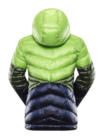 Alpine Pro Steppjacke "Roga" in Dunkelblau/ Grün