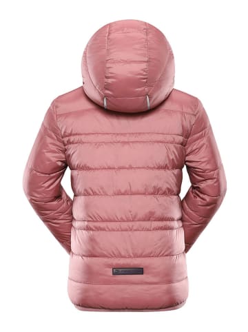 Alpine Pro Omkeerbare doorgestikte jas "Eromo" lichtroze/beige