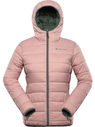 Alpine Pro Winterjacke "Eroma" in Grün/ Rosa